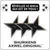 Shurikens AXWEL (étoiles de ninja)